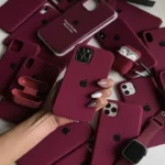 Official Apple Silicone Case - Бордо