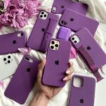 Official Apple Silicone Case - Лилав