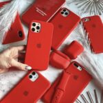 Official Apple Silicone Case - Червен