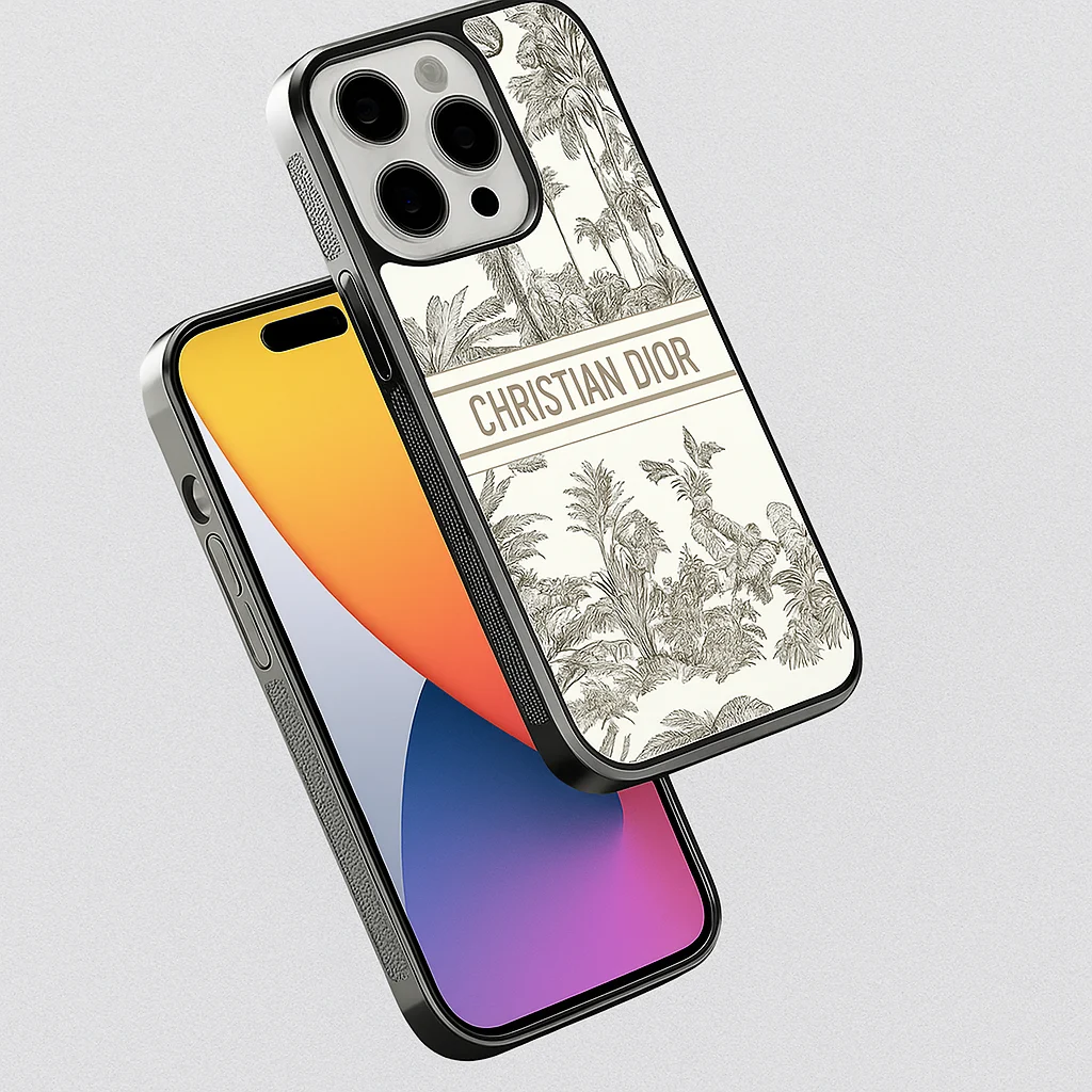 White Dior Case