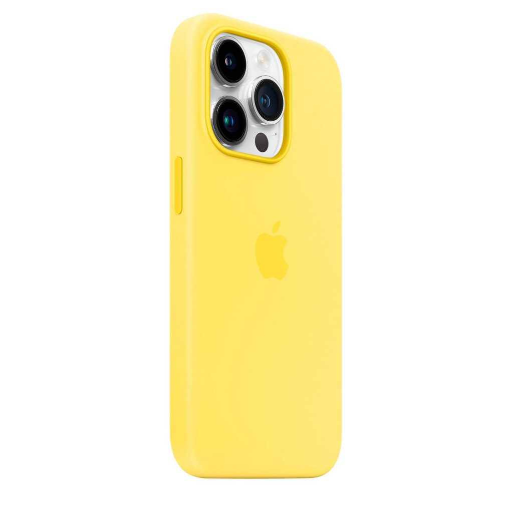 Official Apple Silicone Case - Жълт
