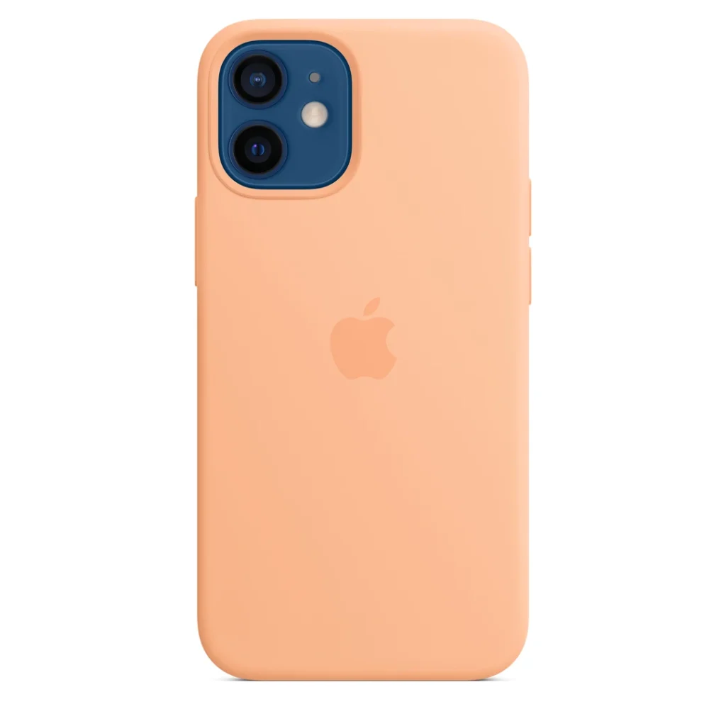 Official Apple Silicone Case - Прасковен